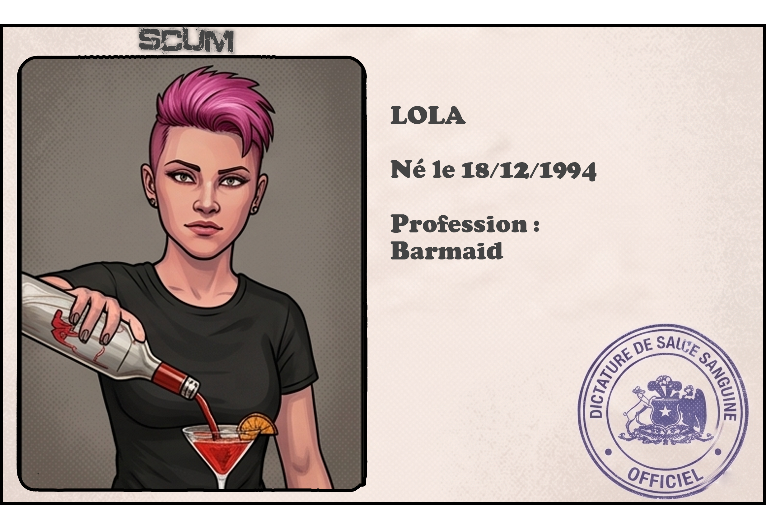 Lola, la Barmaid